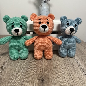 Amigurumi mackó - játék & sport - plüssállat & játékfigura - maci - Meska.hu