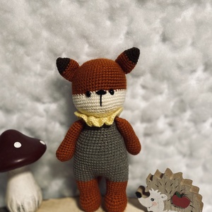 Amigurumi róka - játék & sport - plüssállat & játékfigura - róka - Meska.hu