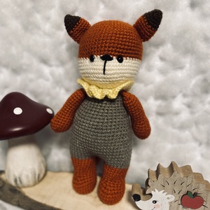 Amigurumi róka, Játék & Sport, Plüssállat & Játékfigura, Róka, Horgolás, MESKA