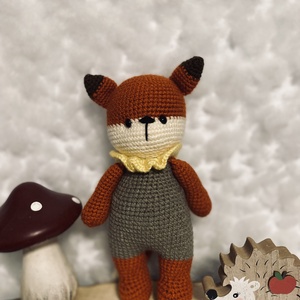 Amigurumi róka - játék & sport - plüssállat & játékfigura - róka - Meska.hu