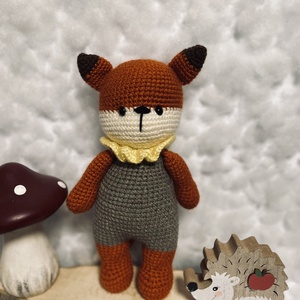 Amigurumi róka - játék & sport - plüssállat & játékfigura - róka - Meska.hu