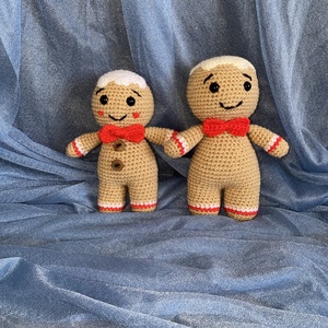 Amigurumi horgolt Mézi, Karácsony, Karácsonyi lakásdekoráció, Karácsonyi manók, figurák, Horgolás, MESKA