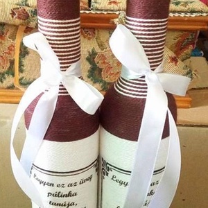 Tanú Ajándék  Egyedi díszüveg Tanúknak - esküvő - emlék & ajándék - köszönőajándék - Meska.hu