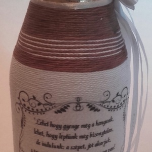 Ballagási díszüveg � egyedi felirattal, emlék ajándék tanároknak - otthon & életmód - dekoráció - asztal és polc dekoráció - díszüveg - Meska.hu