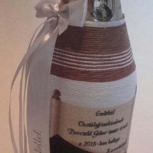 Ballagási díszüveg � egyedi felirattal, emlék ajándék tanároknak - otthon & életmód - dekoráció - asztal és polc dekoráció - díszüveg - Meska.hu