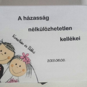 Házasság nélkülözhetetlen kellékei - esküvő - lánybúcsú - Meska.hu