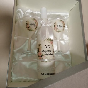 Díszdobozos ajándék szettek - esküvő - emlék & ajándék - nászajándék - ceremónia szett - Meska.hu