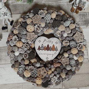 Karácsonyi ajtódísz - karácsony - adventi díszek - adventi ajtódísz - Meska.hu