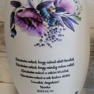 Szülőköszöntő ajándék díszvázák  - esküvő - emlék & ajándék - szülőköszöntő ajándék - Meska.hu