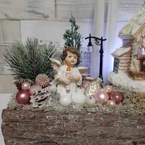 Házikós adventi asztaldísz - karácsony - adventi díszek - adventi asztaldísz - Meska.hu