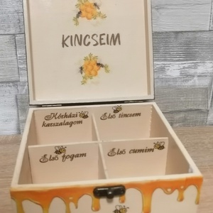 Első kincseim - baba doboz - otthon & életmód - babaszoba, gyerekszoba - babaszoba dekoráció - Meska.hu
