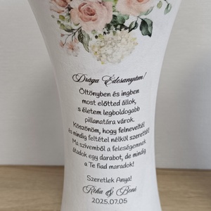 Szülőköszöntő ajándék , Esküvő, Emlék & Ajándék, Szülőköszöntő ajándék, Decoupage, transzfer és szalvétatechnika, MESKA