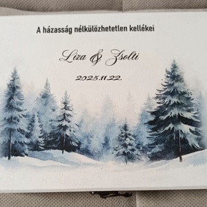 Egyedi, kézműves Házasság nélkülözhetetlen kellékei emlékdoboz - Meska.hu