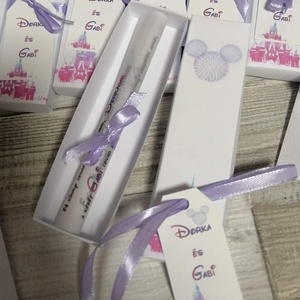 Levendulás kémcsöves , meghívó,köszönőajándék  - Meska.hu