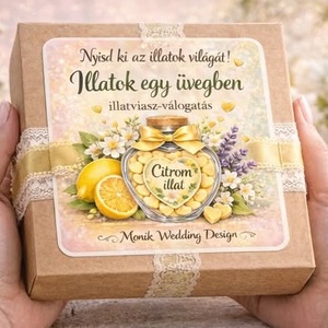 Illatok egy üvegben � illatviasz ajándékdoboz - Meska.hu