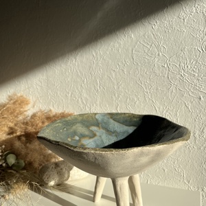 Kerámia tál - otthon & életmód - konyhafelszerelés, tálalás - tálalás - kínálótál - Meska.hu