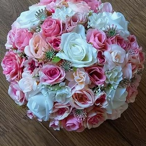 Elegáns box selyemvirágcsokorral - otthon & életmód - dekoráció - Meska.hu