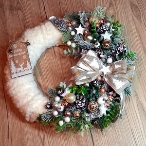 Karácsonyi ajtódísz - karácsony - adventi díszek - adventi ajtódísz - Meska.hu
