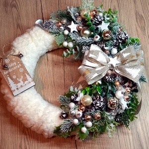 Karácsonyi ajtódísz - karácsony - adventi díszek - adventi ajtódísz - Meska.hu
