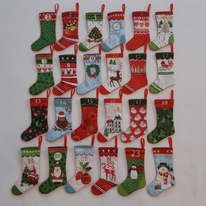 Adventi kalendárium kis csizmák 24 db -  - Meska.hu