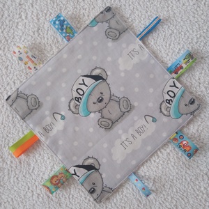 Baba készségfejlesztő címkekendő,alvópárna - baba - mama - baba játékok - szundikendő, alvóka - Meska.hu