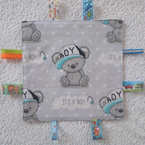 Baba készségfejlesztő címkekendő,alvópárna - baba - mama - baba játékok - szundikendő, alvóka - Meska.hu