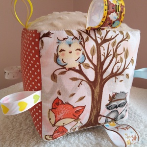 Erdei állatok textil babakocka - baba - mama - baba játékok - babakocka - Meska.hu