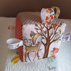 Erdei állatok textil babakocka - baba - mama - baba játékok - babakocka - Meska.hu