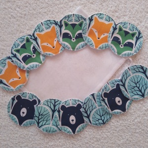 Arctisztító korong,sminklemosó párna,mosható 12 db - Meska.hu