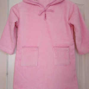 Gyerek köntös, kapucnis fürdőköpeny - ruha & divat - babaruha & gyerekruha - köntös - Meska.hu