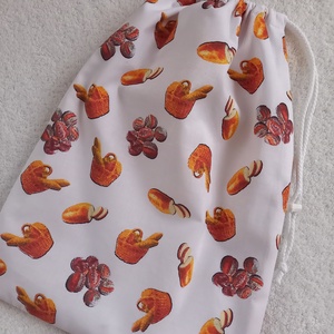 Textil kenyereszsák, pékárúzsák - táska & tok - bevásárlás & shopper táska - kenyeres zsák - Meska.hu