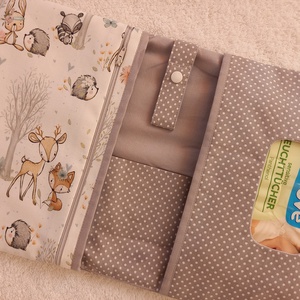 Erdei állatos Pelenkatáska, pelenkázótáska, - táska & tok - pelenkatáska - pelenkatartó tok - Meska.hu