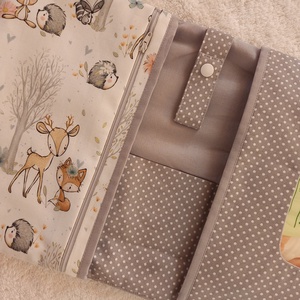 Erdei állatos Pelenkatáska, pelenkázótáska, - táska & tok - pelenkatáska - pelenkatartó tok - Meska.hu