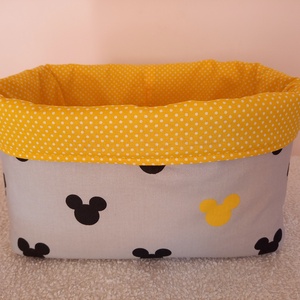 Mickey Textil tároló, Pelenka tároló, Játék tároló, Asztali tároló - otthon & életmód - babaszoba, gyerekszoba - játéktároló - Meska.hu