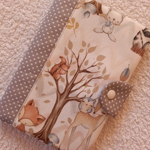 Egészségügyi, várandós kiskönyv borító textilből - otthon & életmód - papír, írószer - Meska.hu