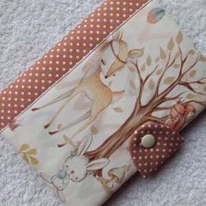 Egészségügy kiskönyv borító textilből - baba - mama - babaemlékek - egészségügyi kiskönyv borító - Meska.hu