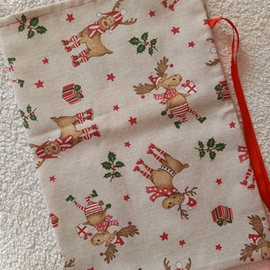 Vidám Karácsonyi Szarvasok Mikulászsák, ajándékzsák - karácsony - mikulás - mikulás zsák - Meska.hu Vidám Karácsonyi Szarvasok Mikulászsák, ajándékzsák - karácsony - mikulás - mikulás zsák - Meska.hu