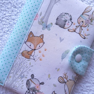 Egészségügyi könyvborító textilből, Baba - mama, Babaemlékek, Egészségügyi kiskönyv borító, Varrás, MESKA