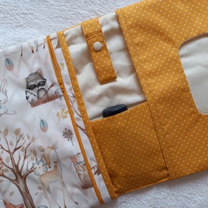  Új Design - Erdei állatos Pelenkatáska, pelenkázótáska, - baba - mama - babalátogató ajándékcsomag - Meska.hu