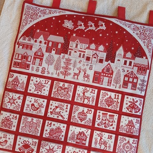 Adventi naptár, karácsonyi dekoráció - karácsony - adventi díszek - adventi naptár - Meska.hu