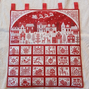 Adventi naptár, karácsonyi dekoráció - karácsony - adventi díszek - adventi naptár - Meska.hu