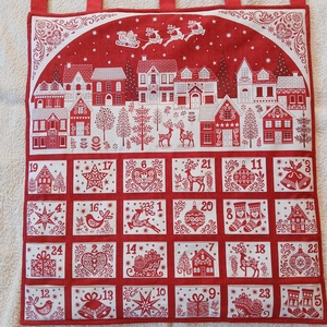 Adventi naptár, karácsonyi dekoráció - karácsony - adventi díszek - adventi naptár - Meska.hu