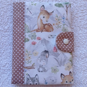 Új Design - Őzike - Várandós -Egészségügyi könyv borító textilből - baba - mama - babaemlékek - egészségügyi kiskönyv borító - Meska.hu