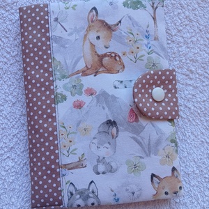 Új Design - Őzike - Várandós -Egészségügyi könyv borító textilből, Baba - mama, Babaemlékek, Egészségügyi kiskönyv borító, Varrás, MESKA
