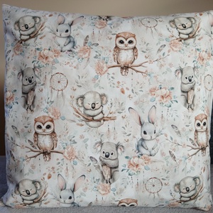Koala macis párna (40 x 40 cm ) - baba - mama - babaszoba dekoráció - gyerek díszpárna - Meska.hu