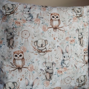 Koala macis párna (40 x 40 cm ) - baba - mama - babaszoba dekoráció - gyerek díszpárna - Meska.hu