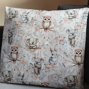 Koala macis párna (40 x 40 cm ), Baba - mama, Babaszoba dekoráció, Gyerek díszpárna, Varrás, MESKA
