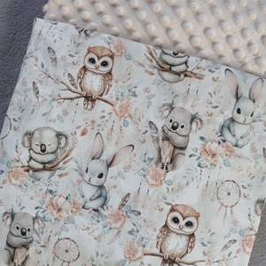 Koala macis Pihe- puha babatakaró - baba - mama - baba ágynemű - babatakaró, gyerek pléd - Meska.hu