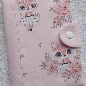 Új Design -  Egészségügyi könyv borító textilből - baba - mama - babaemlékek - egészségügyi kiskönyv borító - Meska.hu