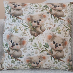 Koala macis  párna  (40 x 40 cm ) - baba - mama - babaszoba dekoráció - gyerek díszpárna - Meska.hu
